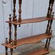 Wooden shelf turned late XIX