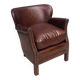 Fauteuil club en cuir