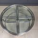 Vintage chromed coffee table set, 1970s