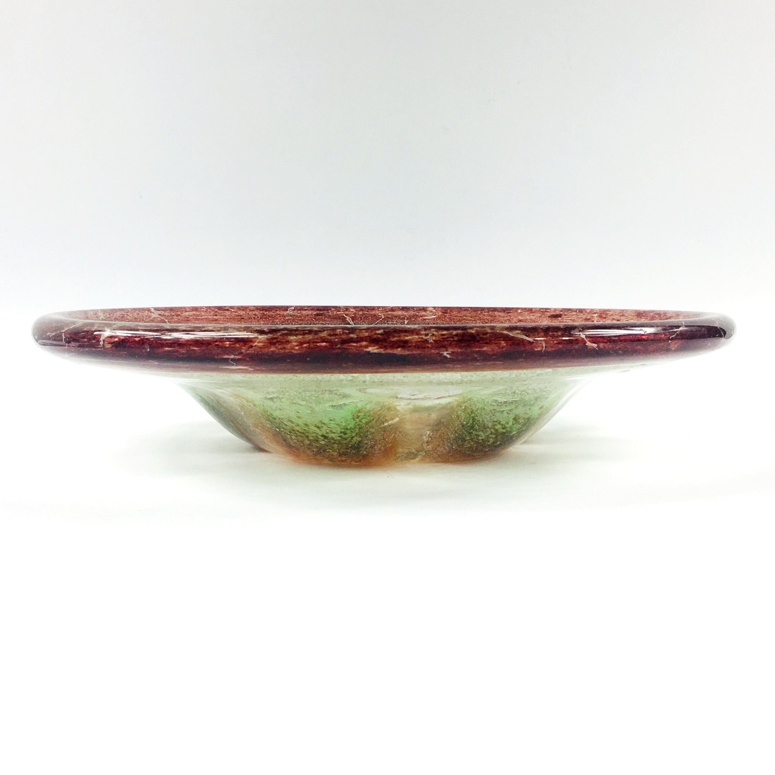 Art deco "Ikora" glass bowl by Karl Wiedmann for WMF, Germany, 1920s-30s