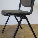 4 chaises Vertebra noires