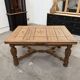 Italian table in raw oak from the 19th century.