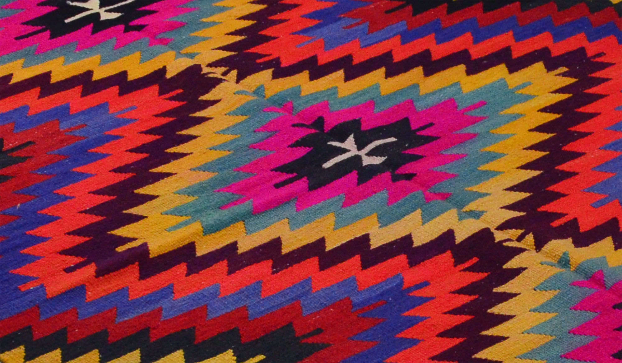 Anatolian handmade kilim rug 235 cm x 157 cm