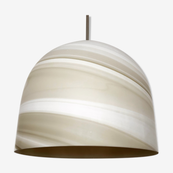 Carrara marble design glass lamp by Peill and Putzler