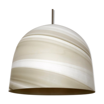 Carrara marble design glass lamp by Peill and Putzler