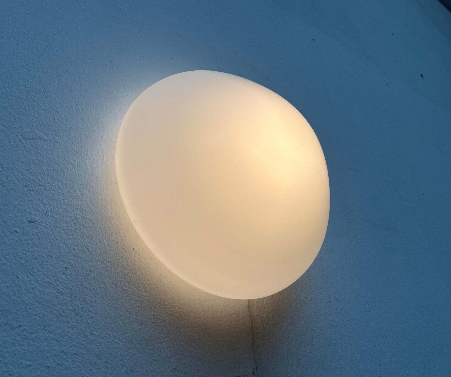 Mid-Century Modern Minimalist Ceiling or Wall Lamp by Wilhelm Wagenfeld for Lindner, Germany, 1950s
