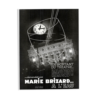 Affiche vintage années 30 Marie Brizard