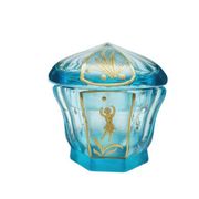 Biedermeier candy dish from Moser, Bohemia, 1890s
