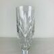 8 Chantilly model champagne flutes by Saint Louis, crystal