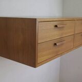 Teak Wall Drawer Module By Kai Kristiansen For Feldballes Møbler, 1960s