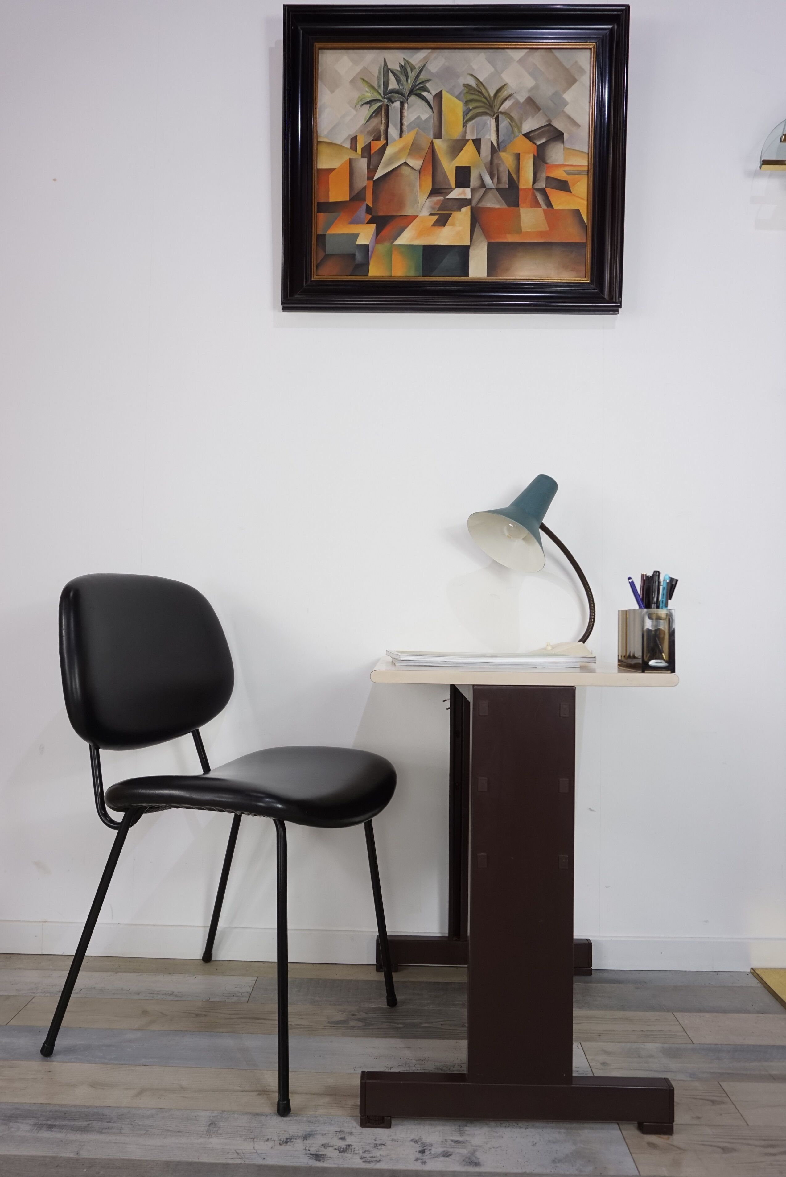 50s articulated lamp in metal