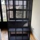 Metal shelves