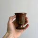 Lot de 3 petits mugs en céramique émaillée