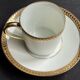 4 Moka Cups and their saucer – Limoges Porcelain