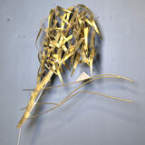 Palm tree wall light by Daniel D'Haeseleer, 1970s