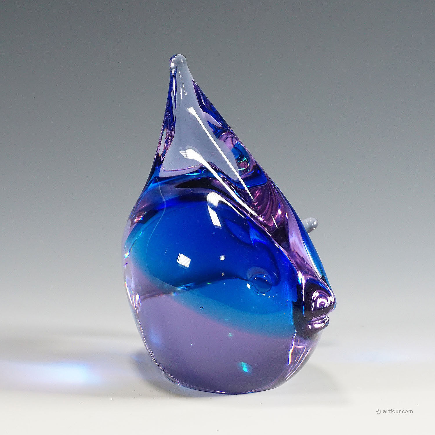 Murano fish sculpture by Livio Seguso for Gral Germany around 1970.