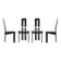 Set of 4 postmodern chairs by Pietro Constantini - Italy 1980s