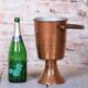 Art Deco Standing Champagne Cooler in Brass and Copper, France, 1920s