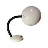 Space Age UFO Lamp - White Vintage Adjustable Desk Light 1980s | Retro Disc Lamp | Belgium Design