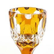 Art Deco goblet, crystal, Czechoslovakia, 1930s