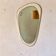 Asymmetrical gold wall mirror rearview mirror