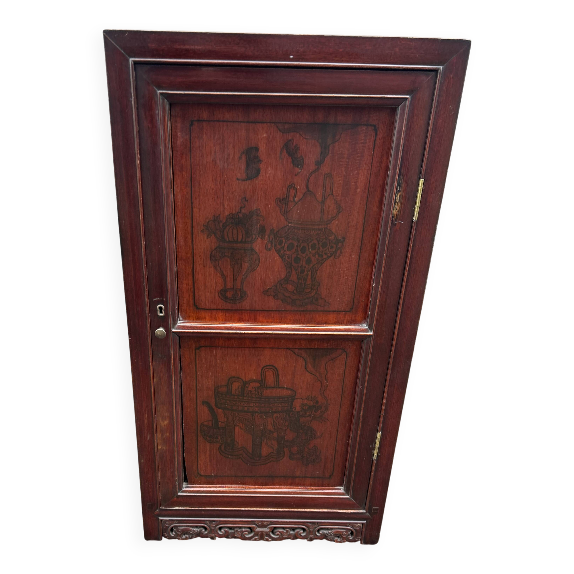 Small cabinet with one door, Indonesian.