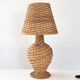 Vintage rattan lamp 1950