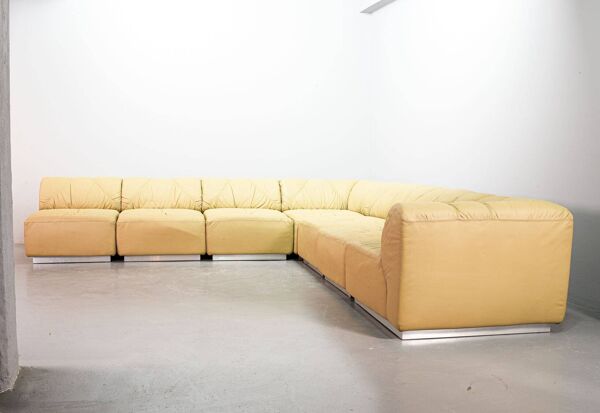 Canapé modulaire original Walter Knoll « Domaine » par Bernd Münzebrock, années 1970