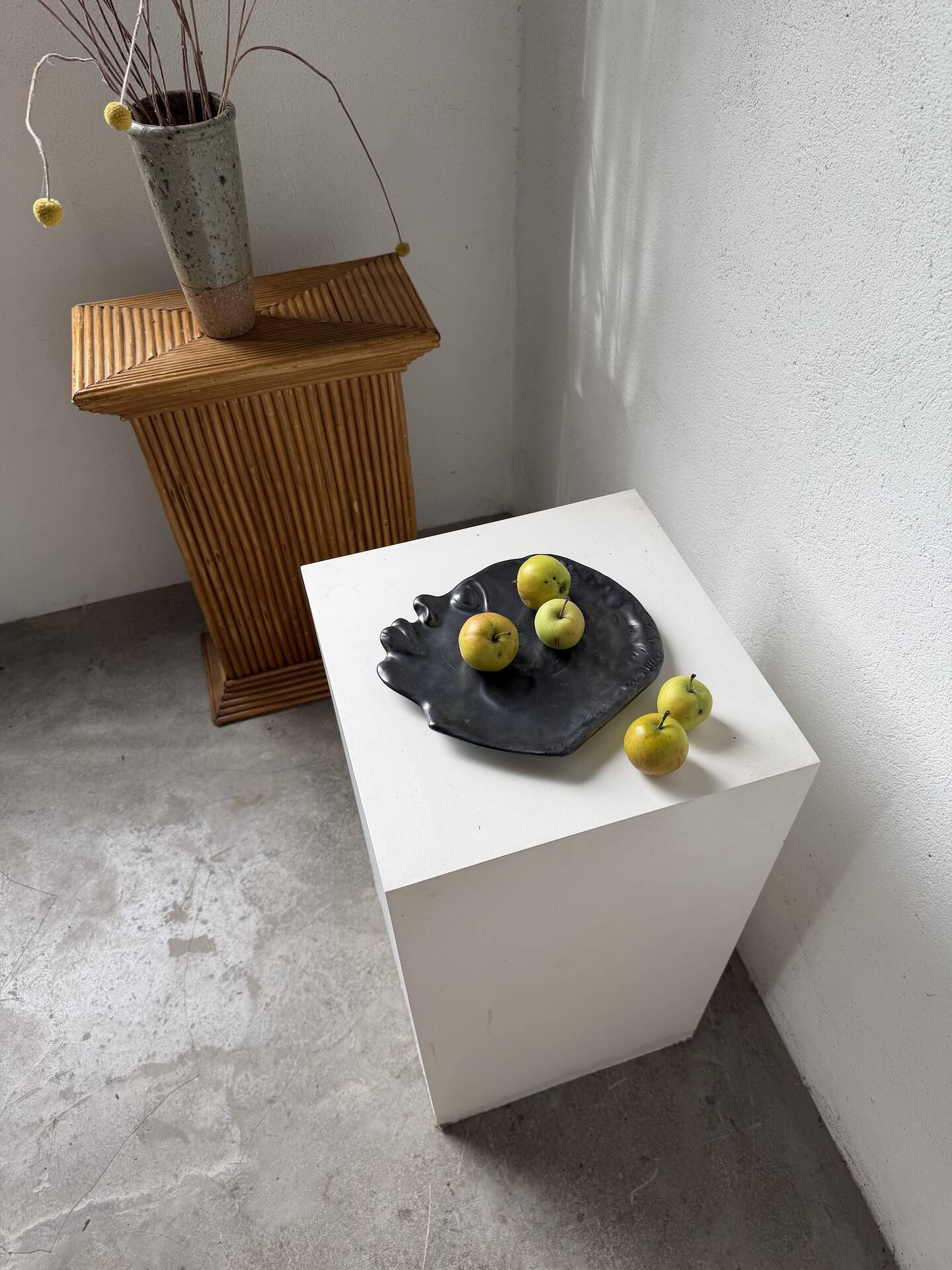 Assiette céramique visage 1950 GAM