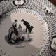 9 creil and Montereau dance themed plates