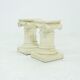 Neo classical plaster pedestal plant table 1980s