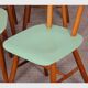 Suite de 4 chaises vintage en bois, éditées par Ton, 1960