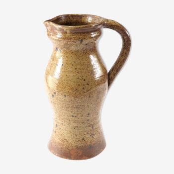 Speckled stoneware pitcher