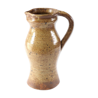 Speckled stoneware pitcher