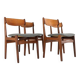 Very nice and solid set of 4 vintage teak chairs - Findahl.
