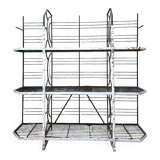 Art deco iron bakery shelf