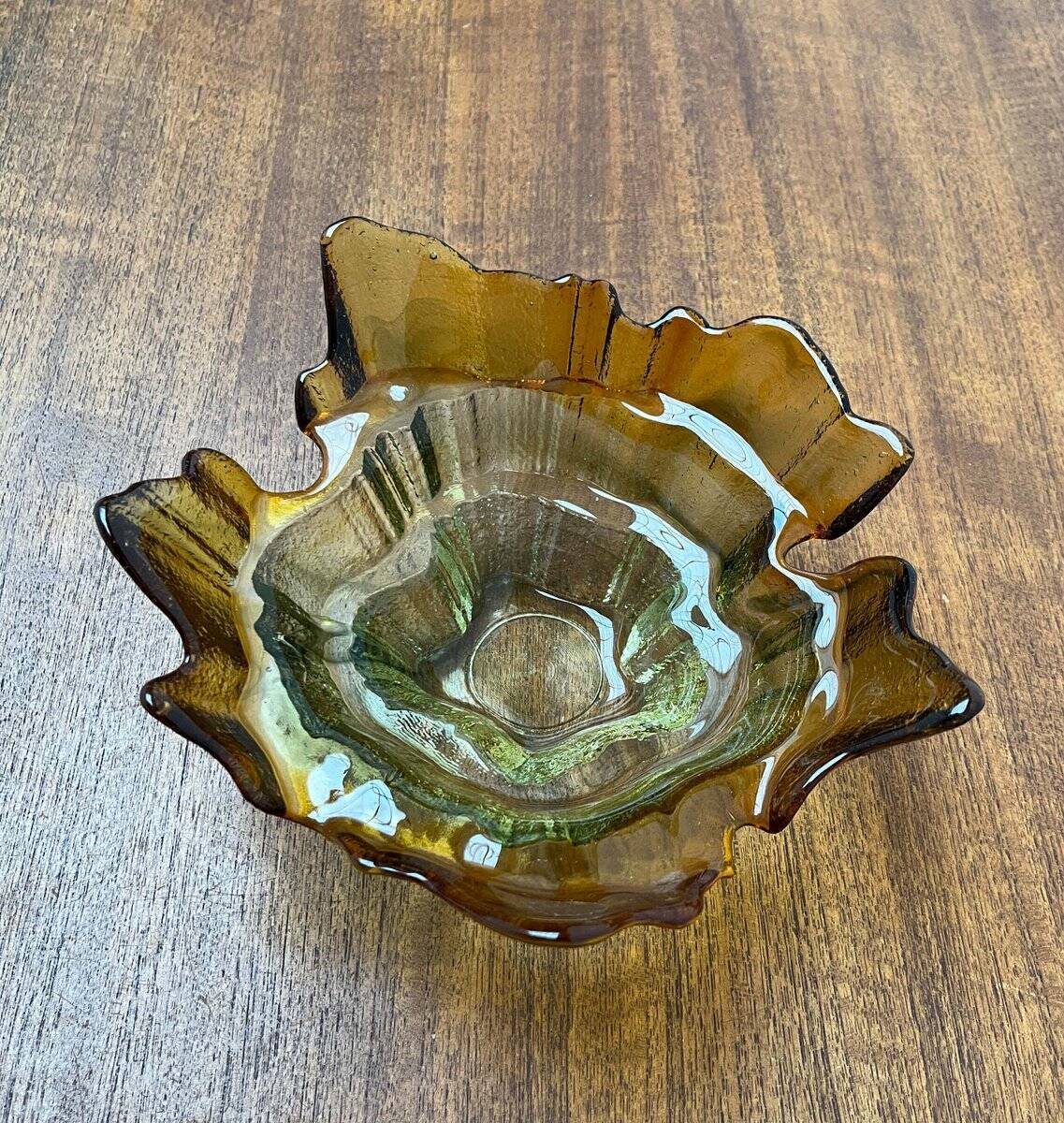 Bol vintage en verre d'art de Muurla, années 1970