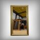 Rectangular Gilded Wood Mirror – 1950