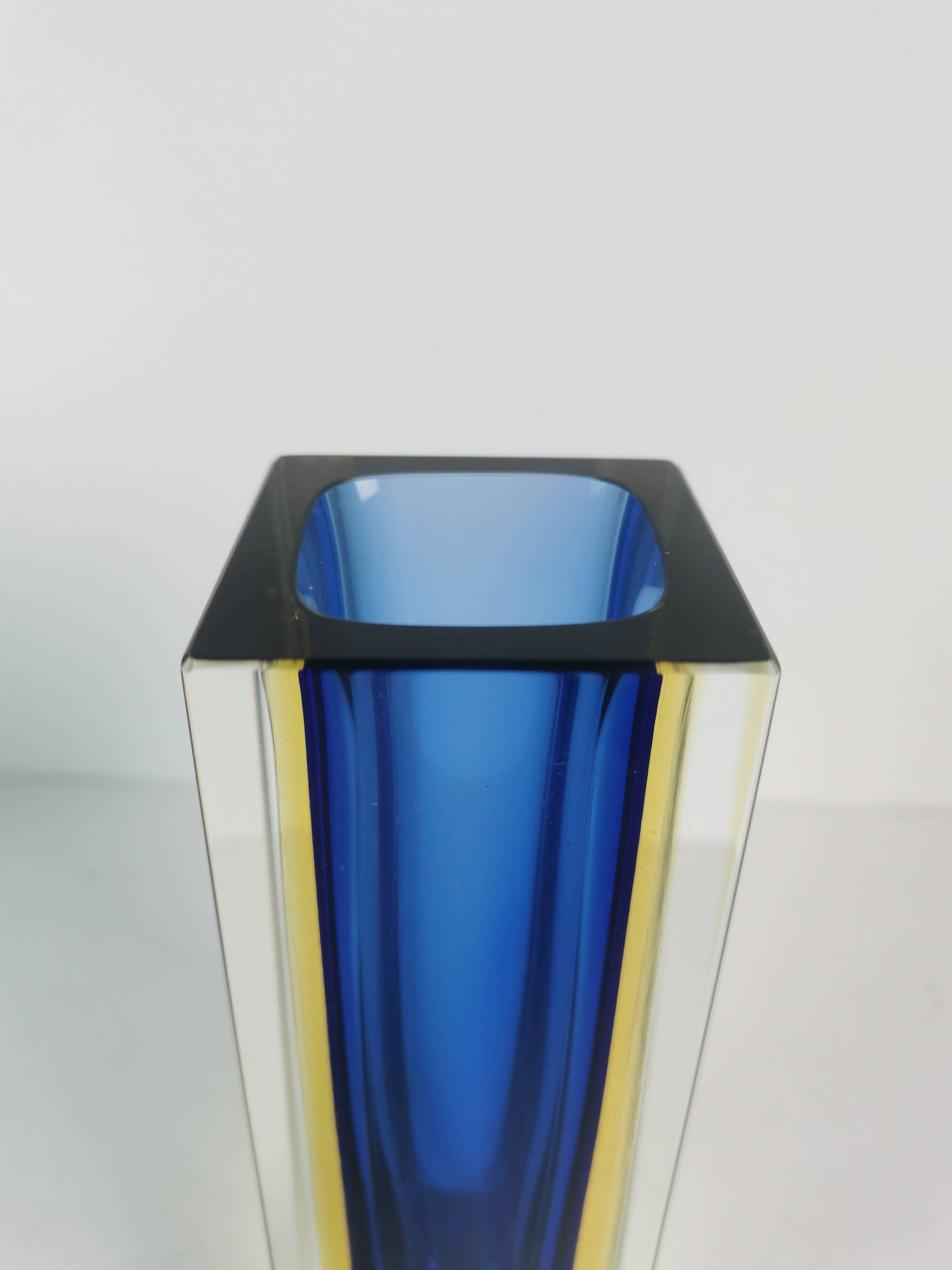 Soliflore vase, Murano Sommerso