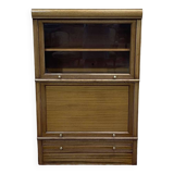 Mahogany and oak office display cabinet from the MD brand, manufactured in the 1960s - removable
