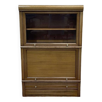 Mahogany and oak office display cabinet from the MD brand, manufactured in the 1960s - removable