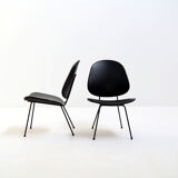 Set of chairs designed by W.H.Gispen for Kembo, 1950s, The Netherlands