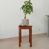 Vintage oak stool 70s/80s