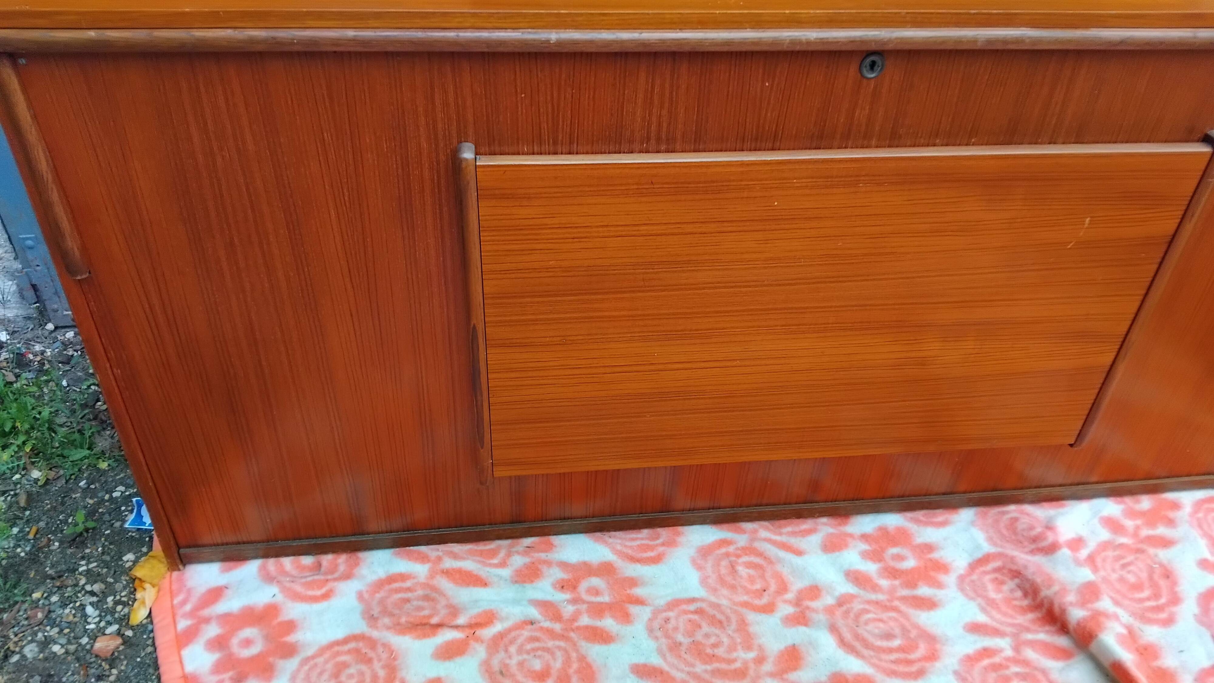 MEUBLIT vintage bed and desk furniture from the 50s and 60s, teak