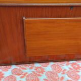 MEUBLIT vintage bed and desk furniture from the 50s and 60s, teak