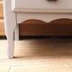 Commode vintage relookée gris