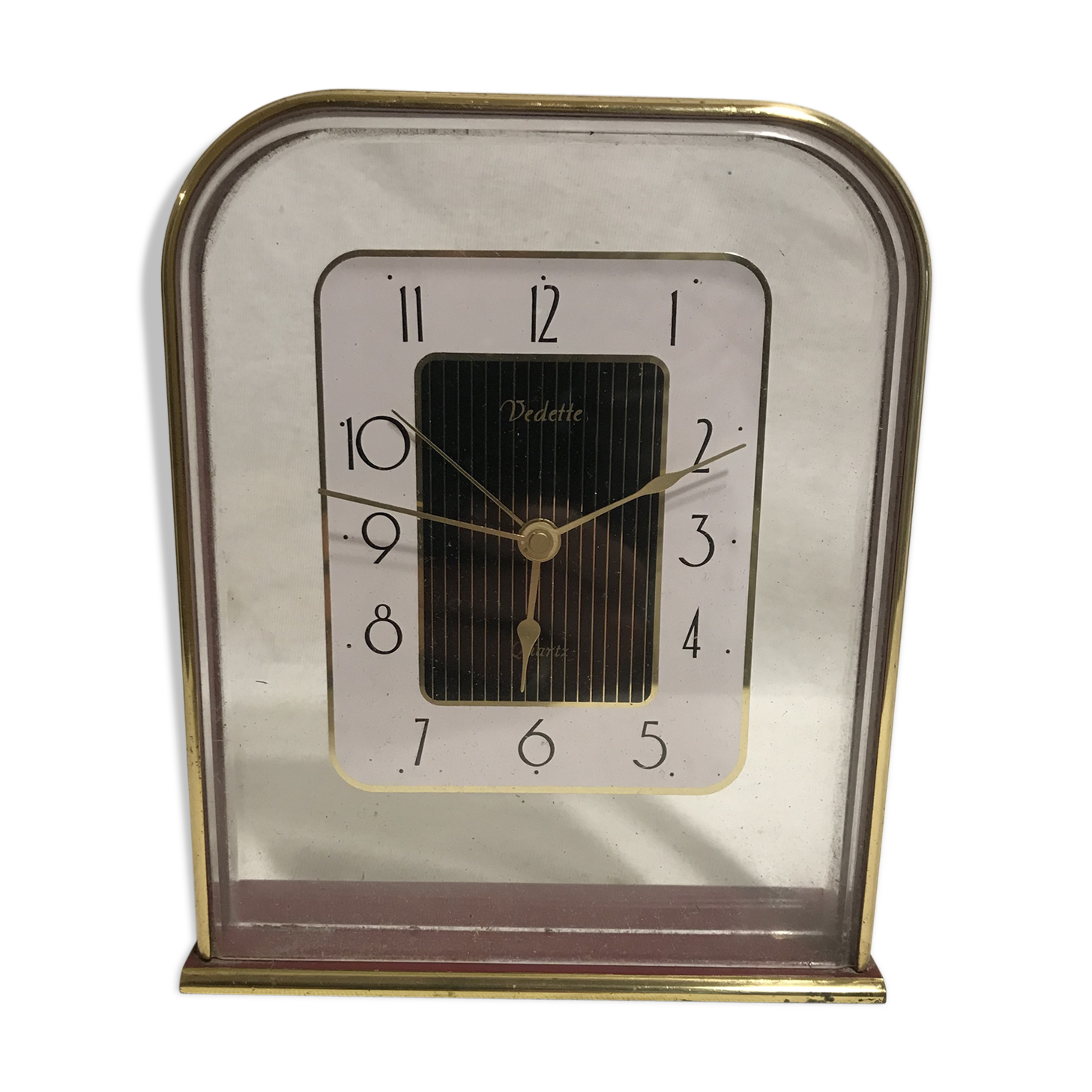 Clock pendulum table featured years 70 vintage