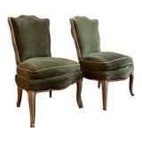 Duo de fauteuils Louis XV