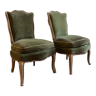 Duo de fauteuils Louis XV