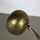 Original modernist brass metal table light made by Cosack attributed, Germany